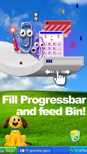 Взлом Progressbar95 — nostalgic game (Прогрессбар95)  [МОД Mega Pack] — стабильная версия apk на Андроид screen 2