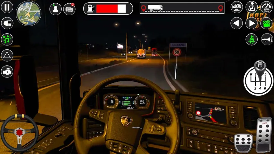 Скачать взлом Euro Cargo Truck Simulator 3D  [МОД Все открыто] — полная версия apk на Андроид screen 2