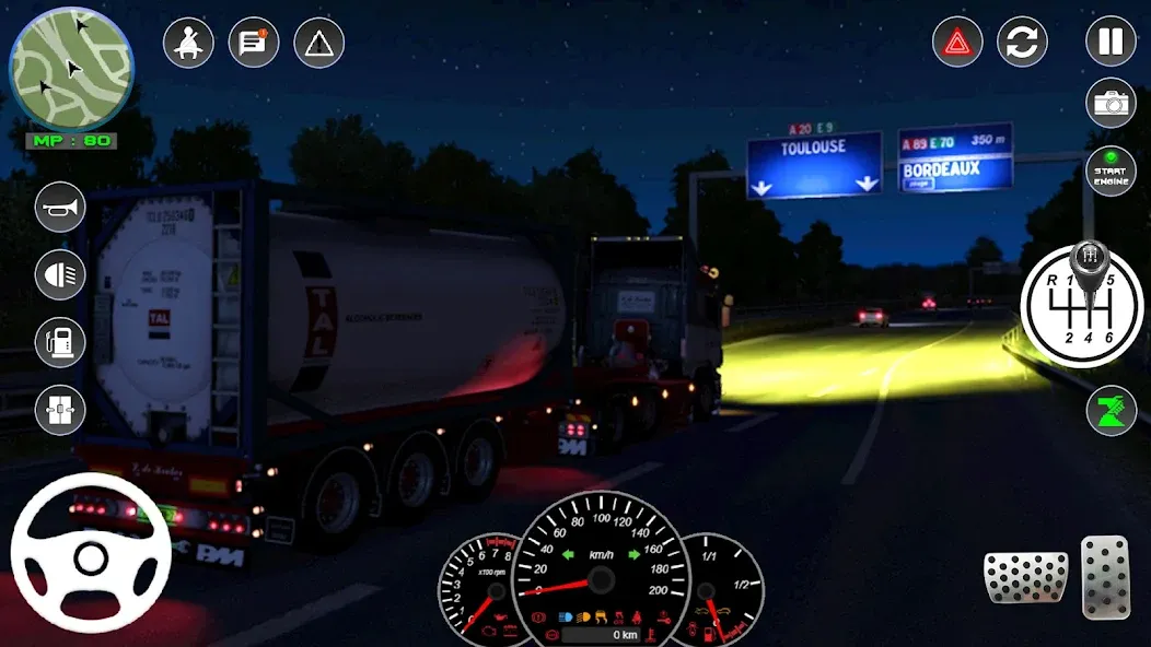 Скачать взлом Euro Cargo Truck Simulator 3D  [МОД Все открыто] — полная версия apk на Андроид screen 5