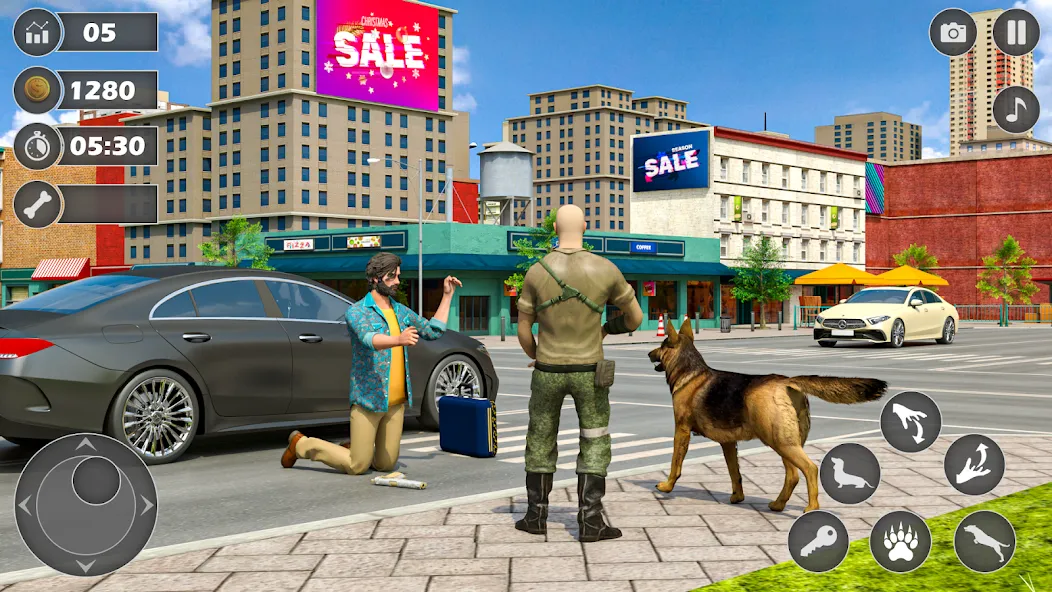 Взлом Dog Simulator Dog Game (Армейский симулятор собаки)  [МОД Много монет] — последняя версия apk на Андроид screen 3