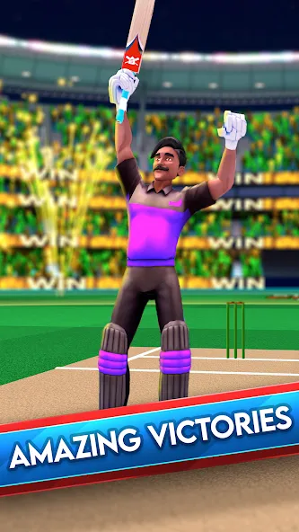 Скачать взломанную Stick Cricket Clash (тик Крикет Клаш)  [МОД Unlimited Money] — последняя версия apk на Андроид screen 4