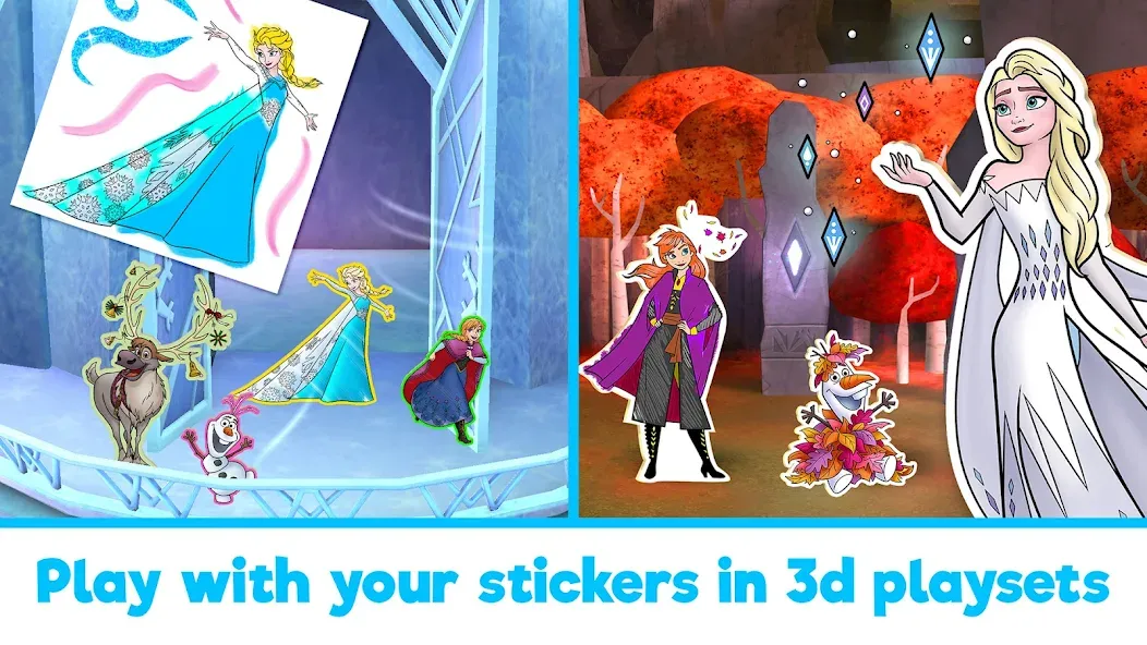 Скачать взломанную Disney Coloring World (Дисней)  [МОД Menu] — стабильная версия apk на Андроид screen 3