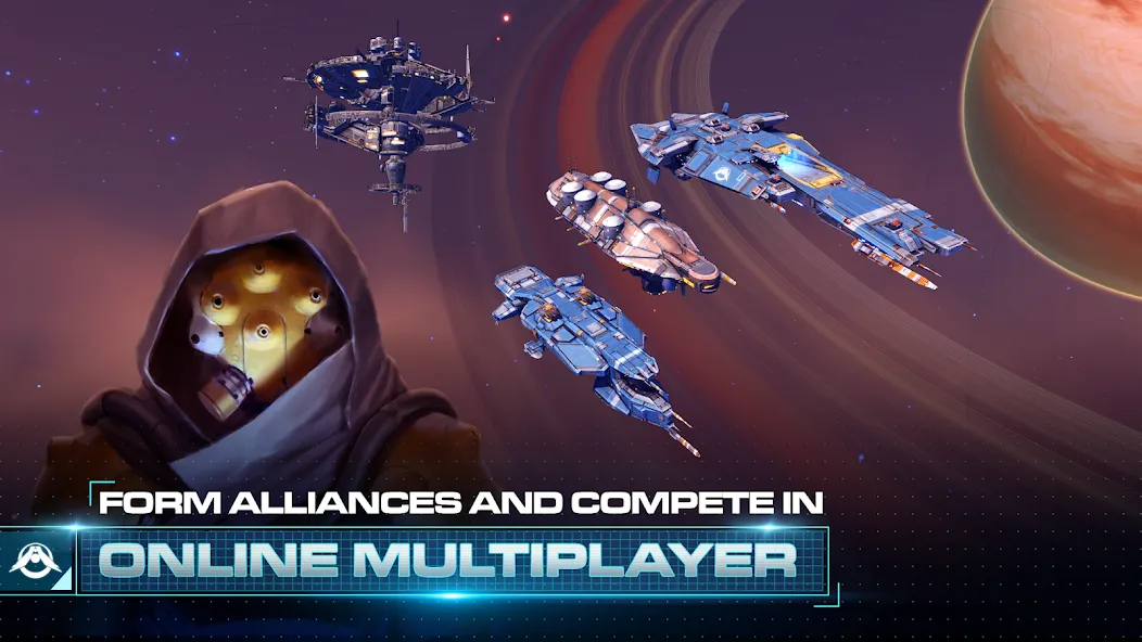 Скачать взломанную Homeworld Mobile: Sci-Fi MMO (Хоумворлд Мобаил)  [МОД Menu] — стабильная версия apk на Андроид screen 4