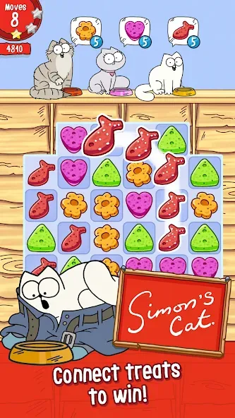 Скачать взломанную Simon’s Cat Crunch Time  [МОД Много монет] — стабильная версия apk на Андроид screen 1