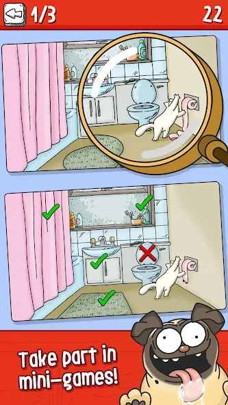 Скачать взломанную Simon’s Cat Crunch Time  [МОД Много монет] — стабильная версия apk на Андроид screen 2