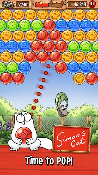 Взломанная Simon's Cat — Pop Time  [МОД Бесконечные монеты] — полная версия apk на Андроид screen 1