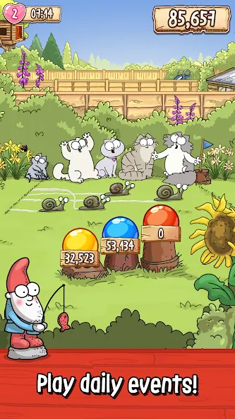 Взломанная Simon's Cat — Pop Time  [МОД Бесконечные монеты] — полная версия apk на Андроид screen 4