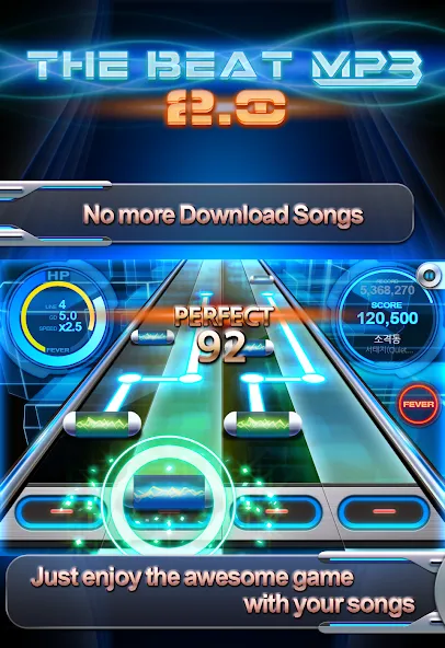 Взлом BEAT MP3 2.0 — Rhythm Game  [МОД Unlocked] — стабильная версия apk на Андроид screen 1