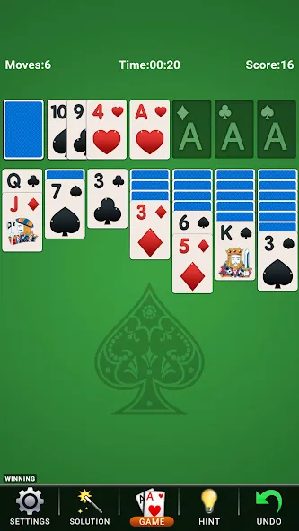 Взломанная Solitaire: Classic Card Game  [МОД Много монет] — полная версия apk на Андроид screen 1