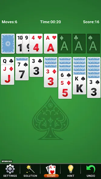 Взломанная Solitaire: Classic Card Game  [МОД Много монет] — полная версия apk на Андроид screen 3