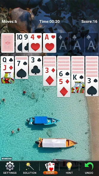 Взломанная Solitaire: Classic Card Game  [МОД Много монет] — полная версия apk на Андроид screen 5