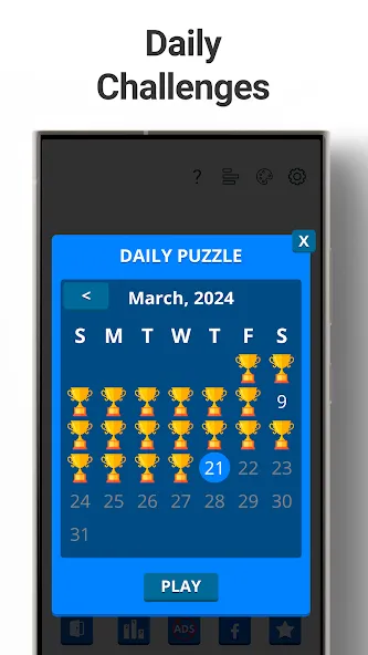 Взломанная Sudoku Levels: Daily Puzzles  [МОД Много денег] — последняя версия apk на Андроид screen 2