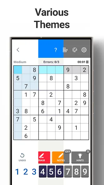 Взломанная Sudoku Levels: Daily Puzzles  [МОД Много денег] — последняя версия apk на Андроид screen 5