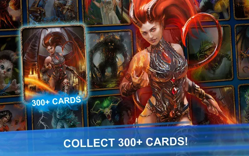 Взломанная Blood of Titans: Card Battle  [МОД Unlimited Money] — стабильная версия apk на Андроид screen 2