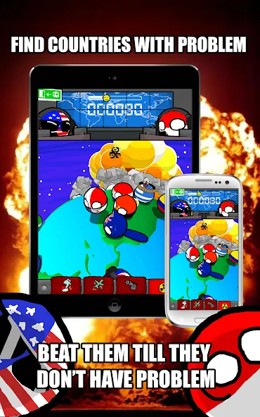 Скачать взлом Polandball: Not Safe For World (Поландбол)  [МОД Unlocked] — стабильная версия apk на Андроид screen 1