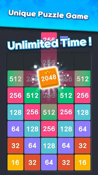 Скачать взлом Drop Merge : Number Puzzle (Дроп Мердж)  [МОД Unlimited Money] — последняя версия apk на Андроид screen 1