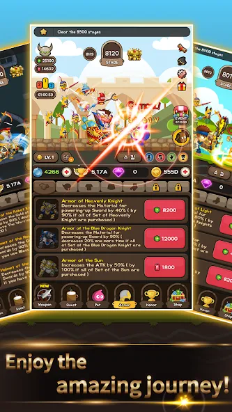 Скачать взлом +9 God Blessing Cash Knight  [МОД Много монет] — последняя версия apk на Андроид screen 4