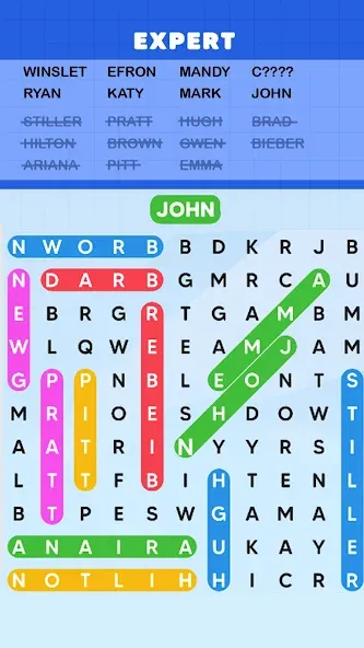 Взломанная Word Search Puzzle Challenge (Уордсрч Пазл Челлендж)  [МОД Menu] — полная версия apk на Андроид screen 4