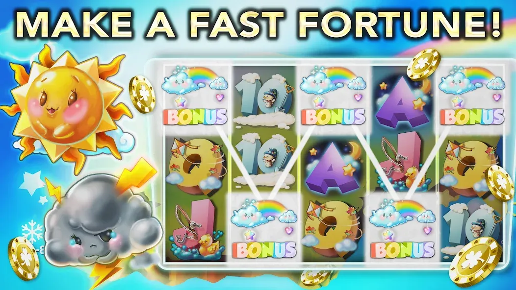 Скачать взломанную Fast Fortune Slots Games Spin  [МОД Много монет] — последняя версия apk на Андроид screen 5