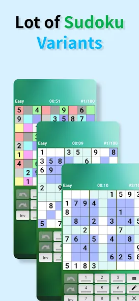 Взлом Sudoku offline (Судоку оффлайн)  [МОД Unlimited Money] — стабильная версия apk на Андроид screen 2