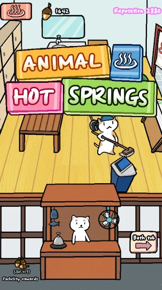 Скачать взломанную Animal Hot Springs  [МОД Бесконечные деньги] — стабильная версия apk на Андроид screen 1