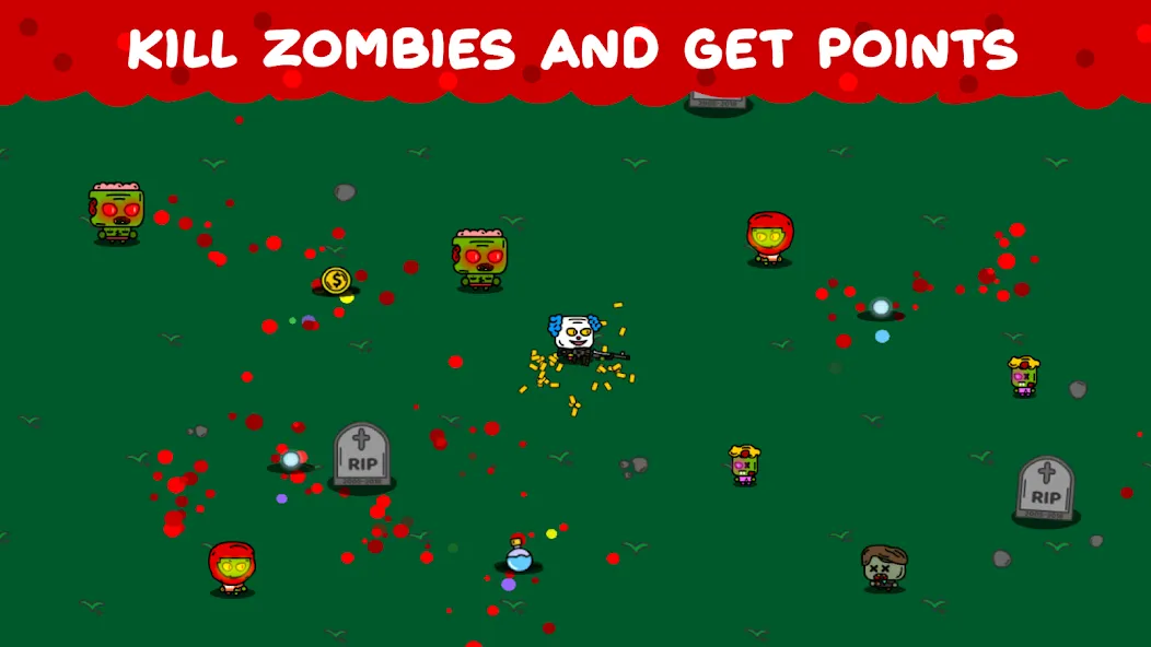 Скачать взломанную Zombie Loop — Shooter survival (Зомби Луп)  [МОД Бесконечные деньги] — стабильная версия apk на Андроид screen 1