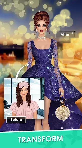 Скачать взломанную Fashion Triple Match: Dress Up (Фэшн Мердж)  [МОД Бесконечные монеты] — полная версия apk на Андроид screen 4