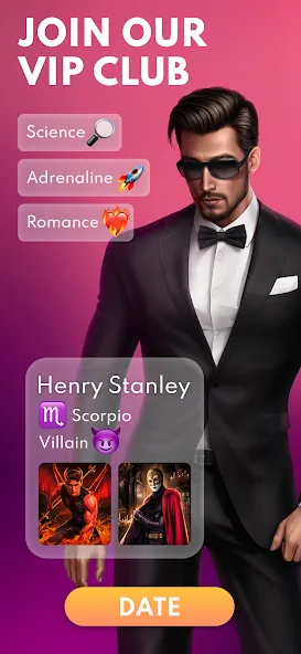 Скачать взломанную Love Sparks: Dating Sim (Лав Спаркс)  [МОД Unlocked] — стабильная версия apk на Андроид screen 1