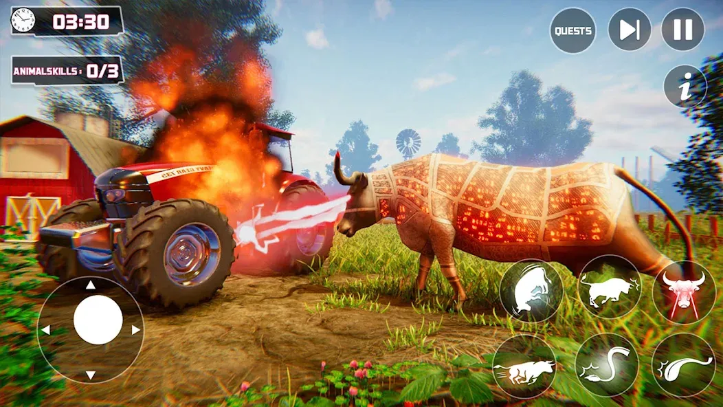 Скачать взлом Scary Cow Simulator Rampage (Скари)  [МОД Menu] — стабильная версия apk на Андроид screen 3