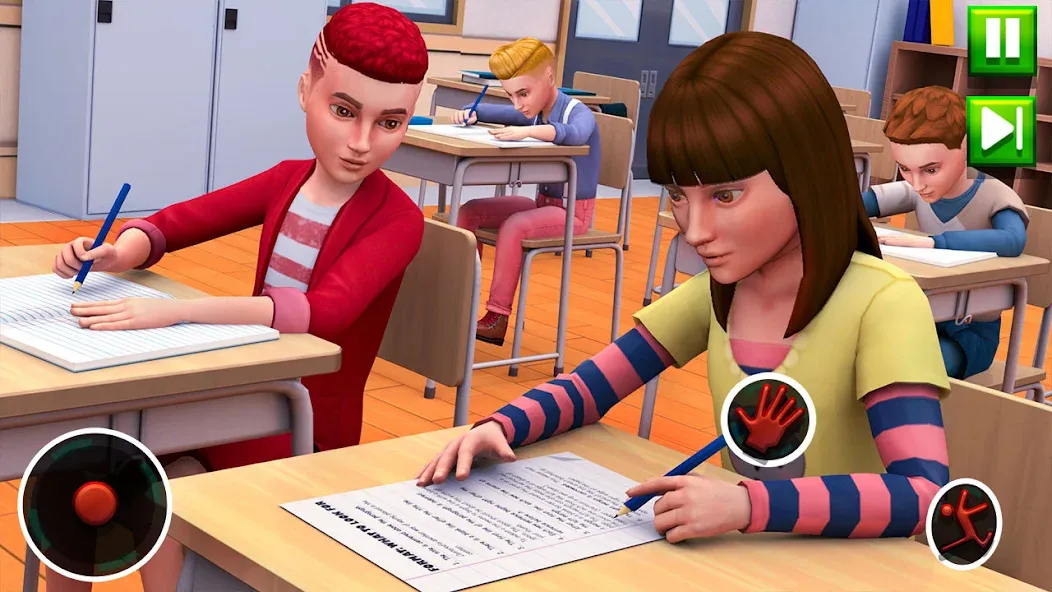 Взломанная High School Teacher Sim Games  [МОД Много денег] — полная версия apk на Андроид screen 2