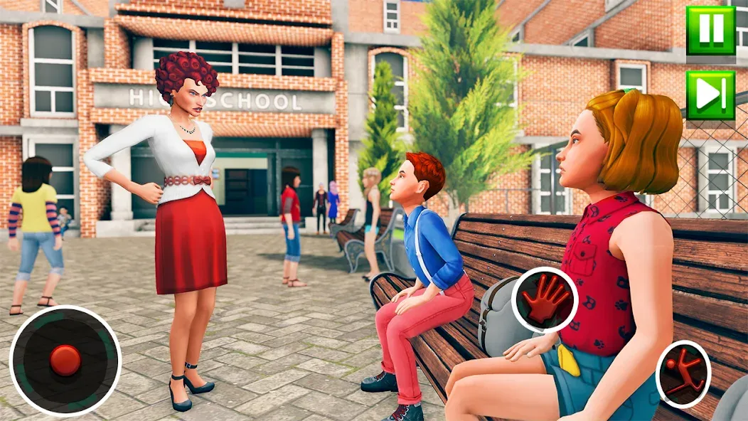 Взломанная High School Teacher Sim Games  [МОД Много денег] — полная версия apk на Андроид screen 4