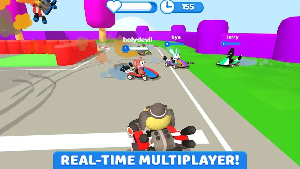 Взлом SmashKarts.io  [МОД Бесконечные монеты] — последняя версия apk на Андроид screen 1