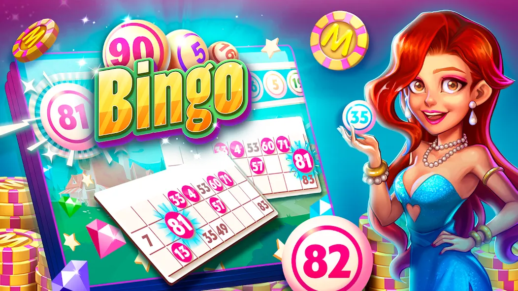 Скачать взлом MundiGames: Bingo Slots Casino (Мундийуэгос)  [МОД Unlocked] — последняя версия apk на Андроид screen 4