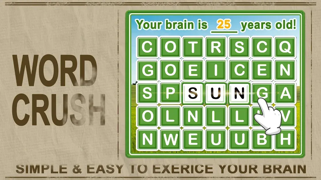 Скачать взломанную Word Crush — Fun Puzzle Game (Уорд Краш)  [МОД Много денег] — полная версия apk на Андроид screen 1