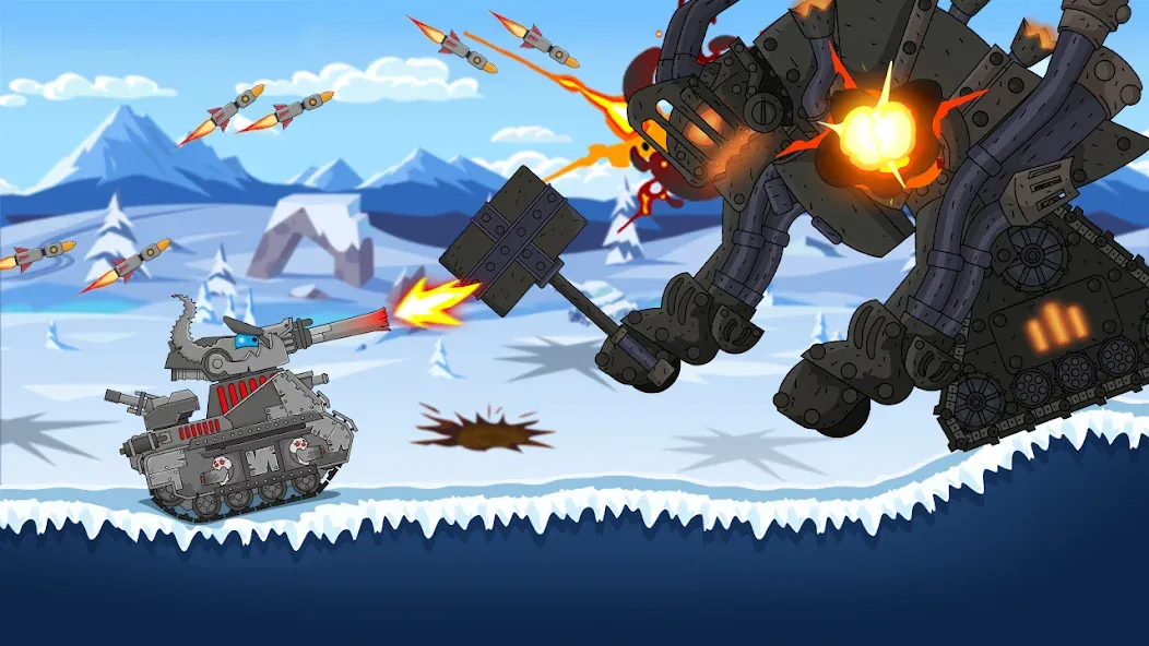 Взлом Tank Combat: War Battle (Танковый бой)  [МОД Unlocked] — полная версия apk на Андроид screen 5