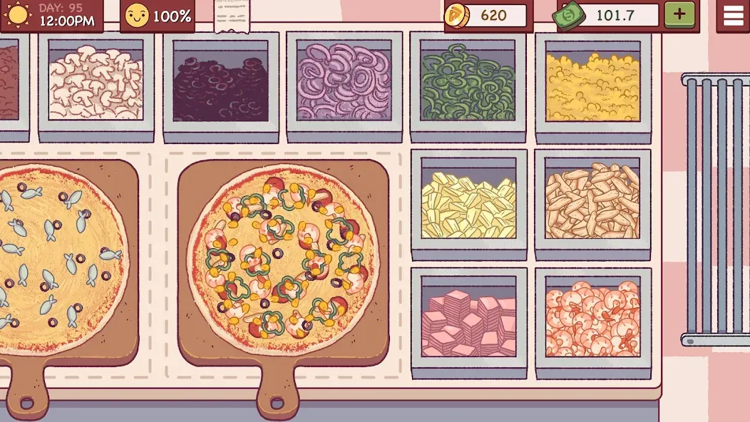 Скачать взломанную Good Pizza, Great Pizza  [МОД Много денег] — стабильная версия apk на Андроид screen 1