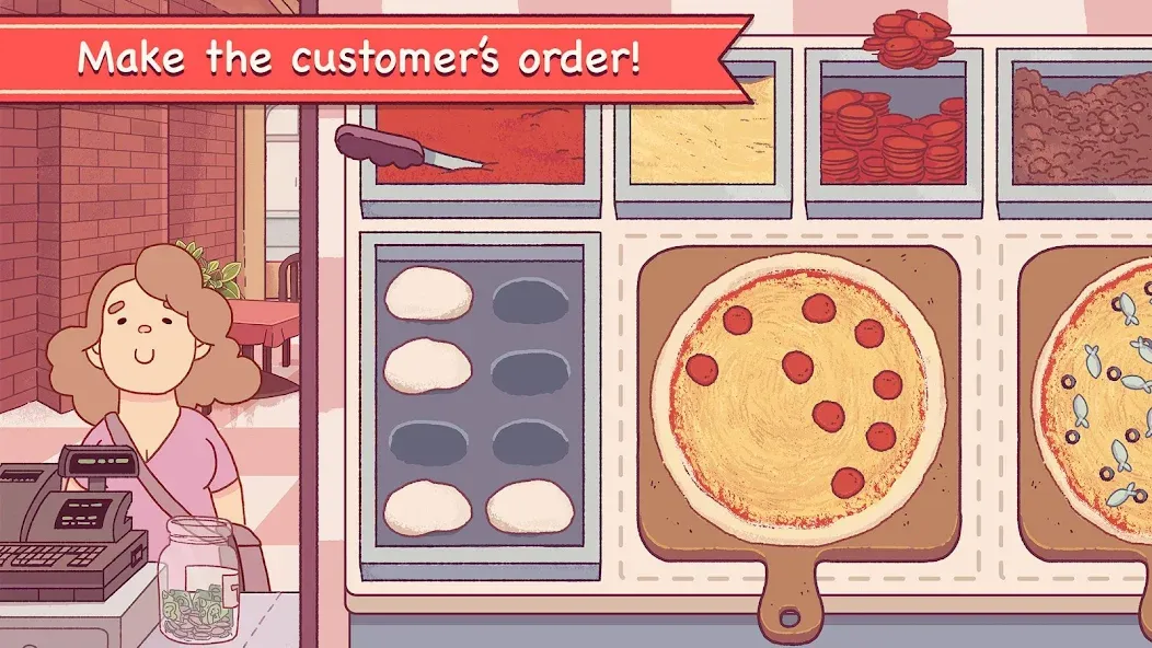 Скачать взломанную Good Pizza, Great Pizza  [МОД Много денег] — стабильная версия apk на Андроид screen 2