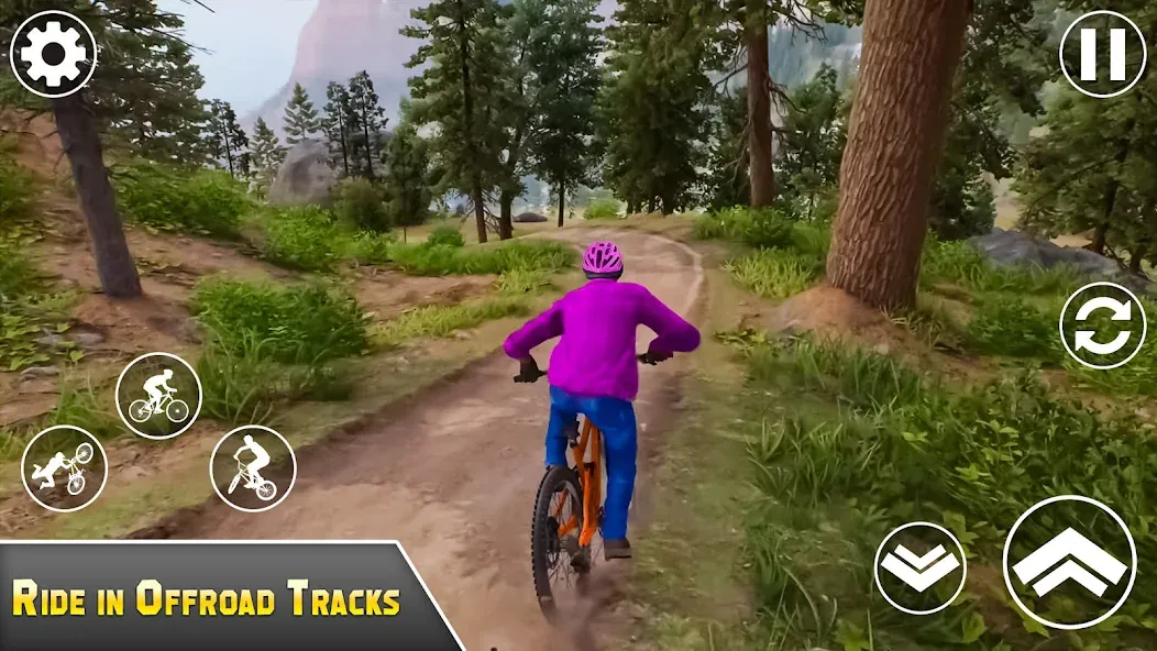 Взлом BMX Bicycle Games Offroad Bike  [МОД Все открыто] — полная версия apk на Андроид screen 2