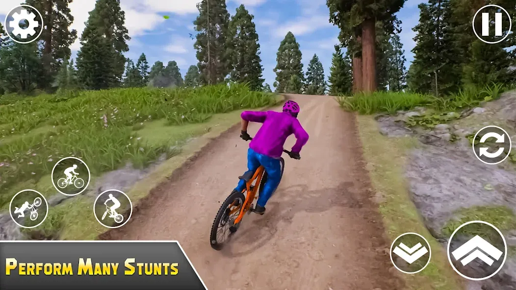 Взлом BMX Bicycle Games Offroad Bike  [МОД Все открыто] — полная версия apk на Андроид screen 4