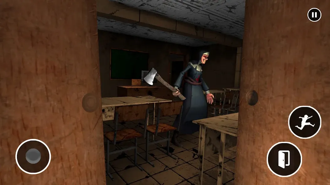 Скачать взлом Scary Nun Horror School Escape  [МОД Меню] — стабильная версия apk на Андроид screen 5