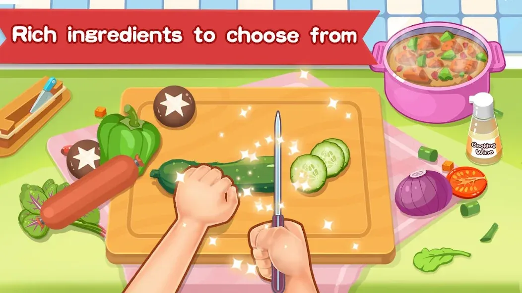 Скачать взломанную Happy Kitchen World  [МОД Menu] — последняя версия apk на Андроид screen 2