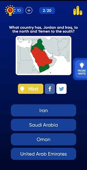 Скачать взломанную Geo Quiz: World Geo Trivia (Джио Квиз)  [МОД Menu] — последняя версия apk на Андроид screen 4