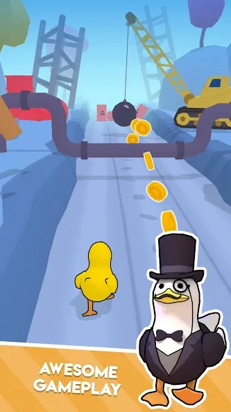 Скачать взлом Duck On The Run (Дак он зе Ран)  [МОД Все открыто] — последняя версия apk на Андроид screen 2