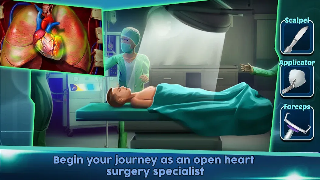 Взлом Surgery Doctor Simulator Games  [МОД Unlocked] — стабильная версия apk на Андроид screen 1