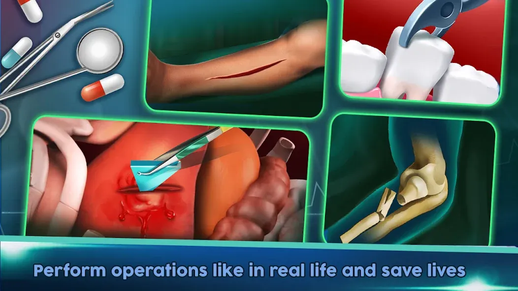 Взлом Surgery Doctor Simulator Games  [МОД Unlocked] — стабильная версия apk на Андроид screen 5