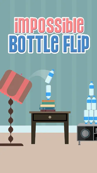 Скачать взлом Impossible Bottle Flip (Импоссибл Ботл Флип)  [МОД Много денег] — последняя версия apk на Андроид screen 1