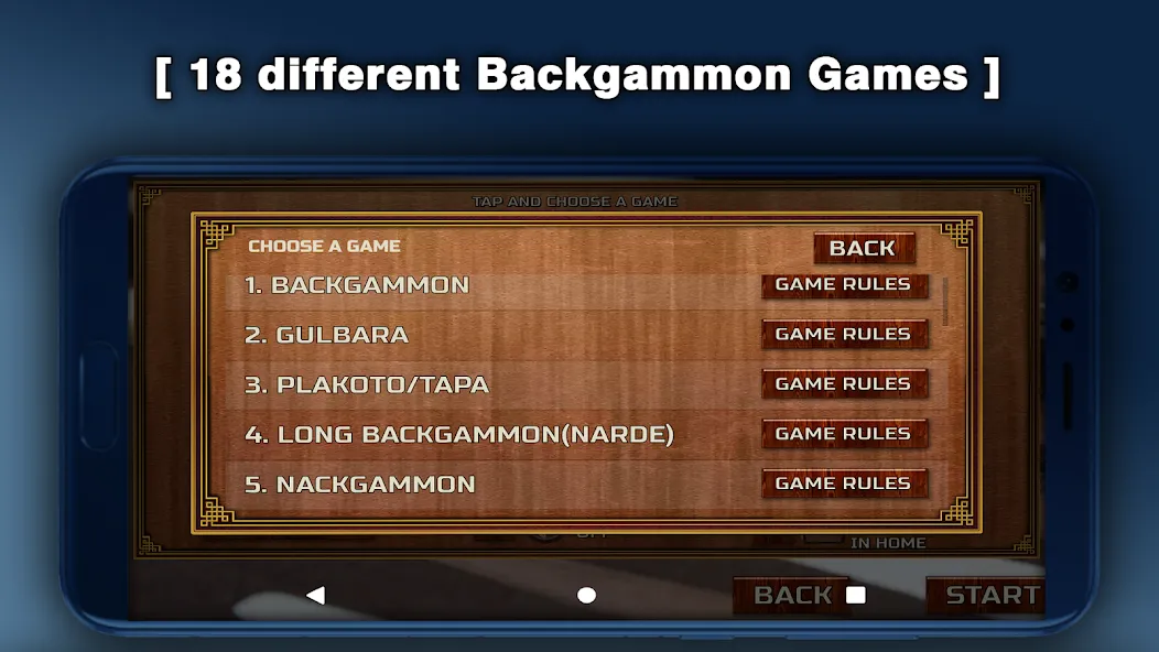 Скачать взлом Backgammon — 18 Board Games  [МОД Unlocked] — полная версия apk на Андроид screen 2