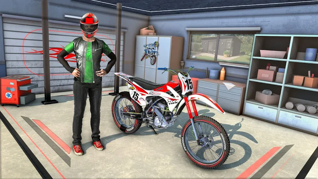 Скачать взлом Bike Stunt Race Tricks Master  [МОД Unlocked] — последняя версия apk на Андроид screen 2