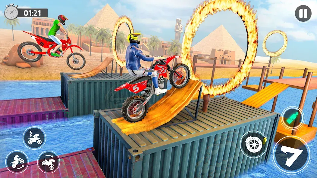 Скачать взлом Bike Stunt Race Tricks Master  [МОД Unlocked] — последняя версия apk на Андроид screen 5