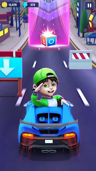 Взломанная Mini Car Runner — Racing Games (Мини Кар Раннер)  [МОД Menu] — последняя версия apk на Андроид screen 2